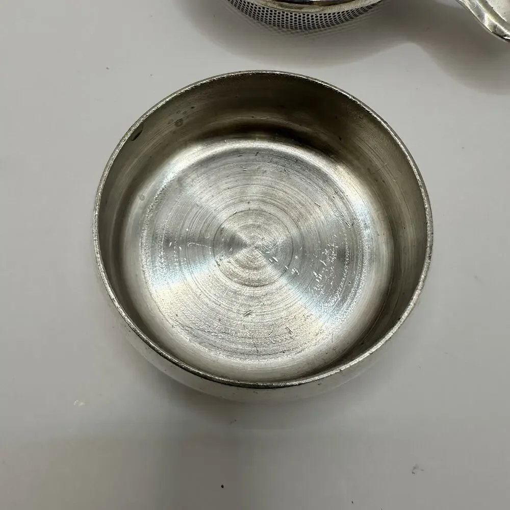 Arthur Price Silver Plated Tea Strainer Holder Stand Silverplate England English